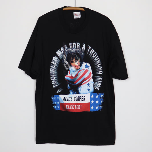 2000 Alice Cooper Troubled Man For Troubled Time Shirt