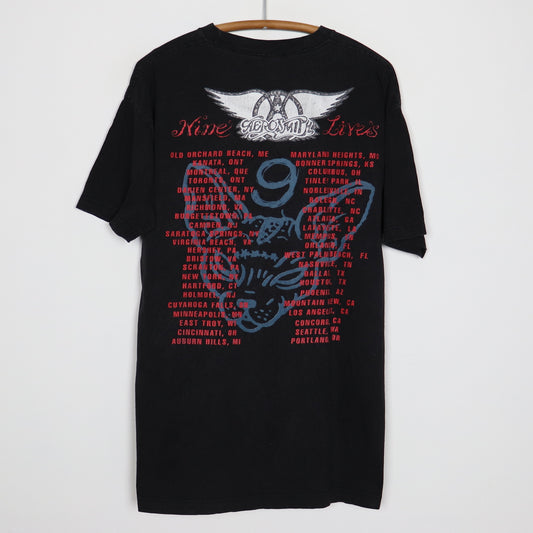 1997 Aerosmith Nine Lives Tour Shirt