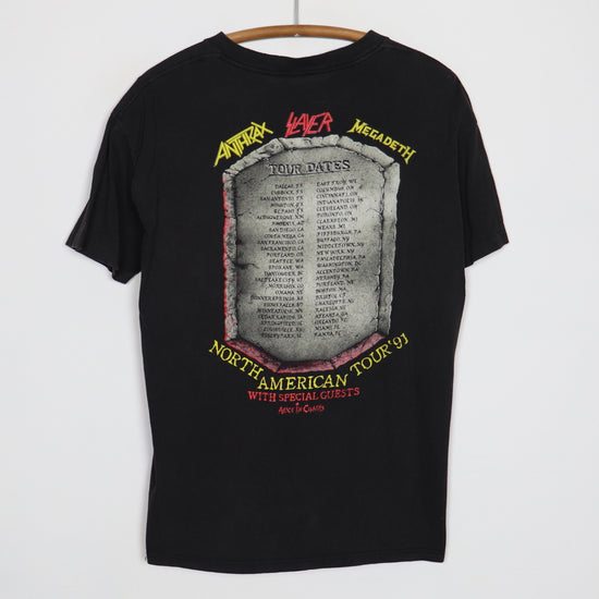 Original vintage 1991 Clash Of The Titans North American Tour 