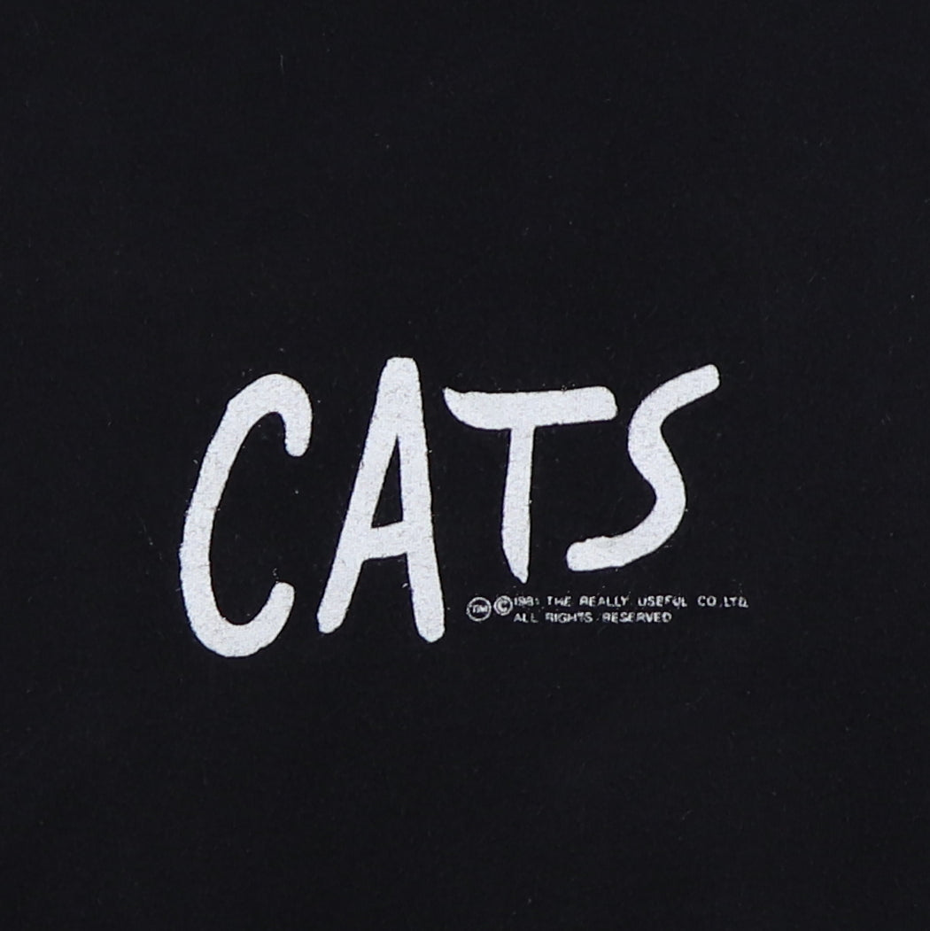 Original vintage 1980s Cats The Musical Shirt | WyCo Vintage