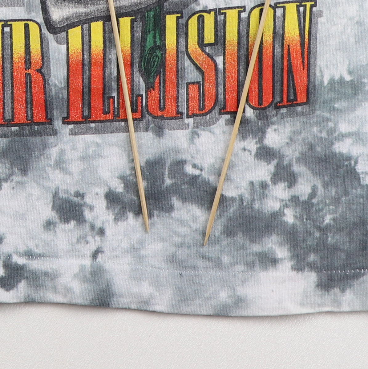 1990s Guns N Roses Liquid Blue Tie Dye Shirt | Authentic Vintage