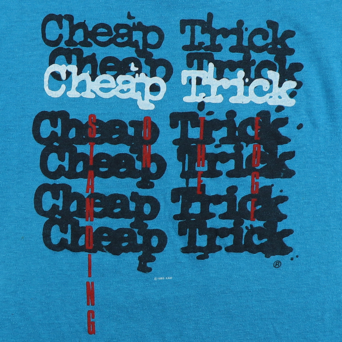 1985 Cheap Trick Standing On The Edge Shirt – WyCo Vintage