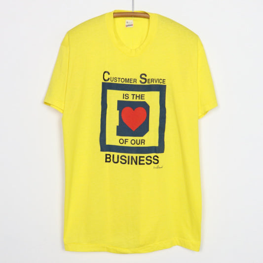 1990s Customer Service Is The Heart Of Our Business Shirt