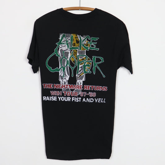 1987 Alice Cooper Raise Your Fist And Yell Tour Shirt