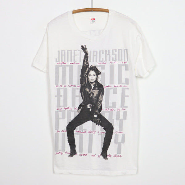 1990 Janet Jackson Rhythm Nation World Tour Shirt | Authentic