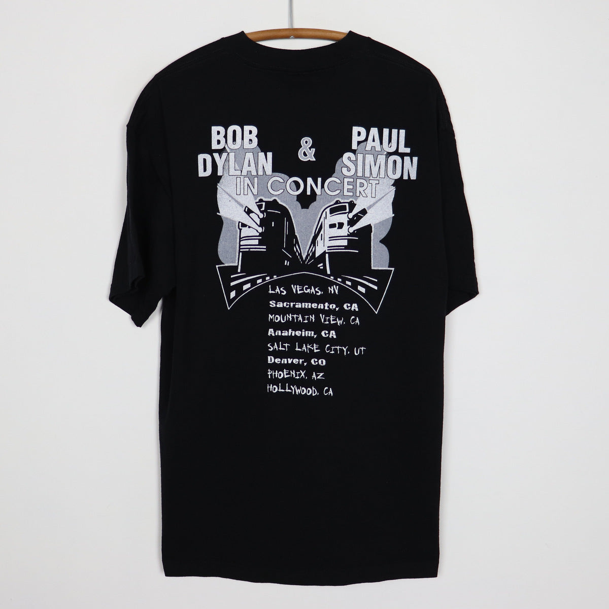 1999 Bob Dylan and Paul Simon Tour Shirt | Authentic Vintage Tee