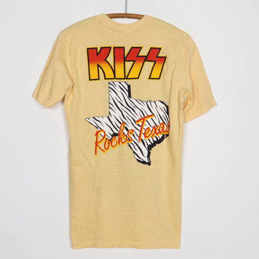 1984 Kiss Rocks Texas Shirt