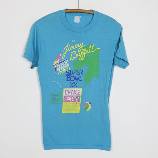 1986 Jimmy Buffett Super Bowl Dance Party Shirt