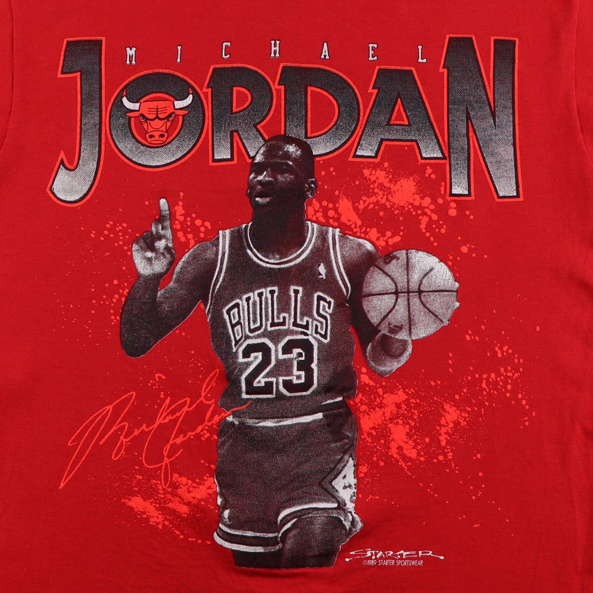 1989 Michael Jordan Chicago Bulls NBA Starter Shirt | Vintage Tee
