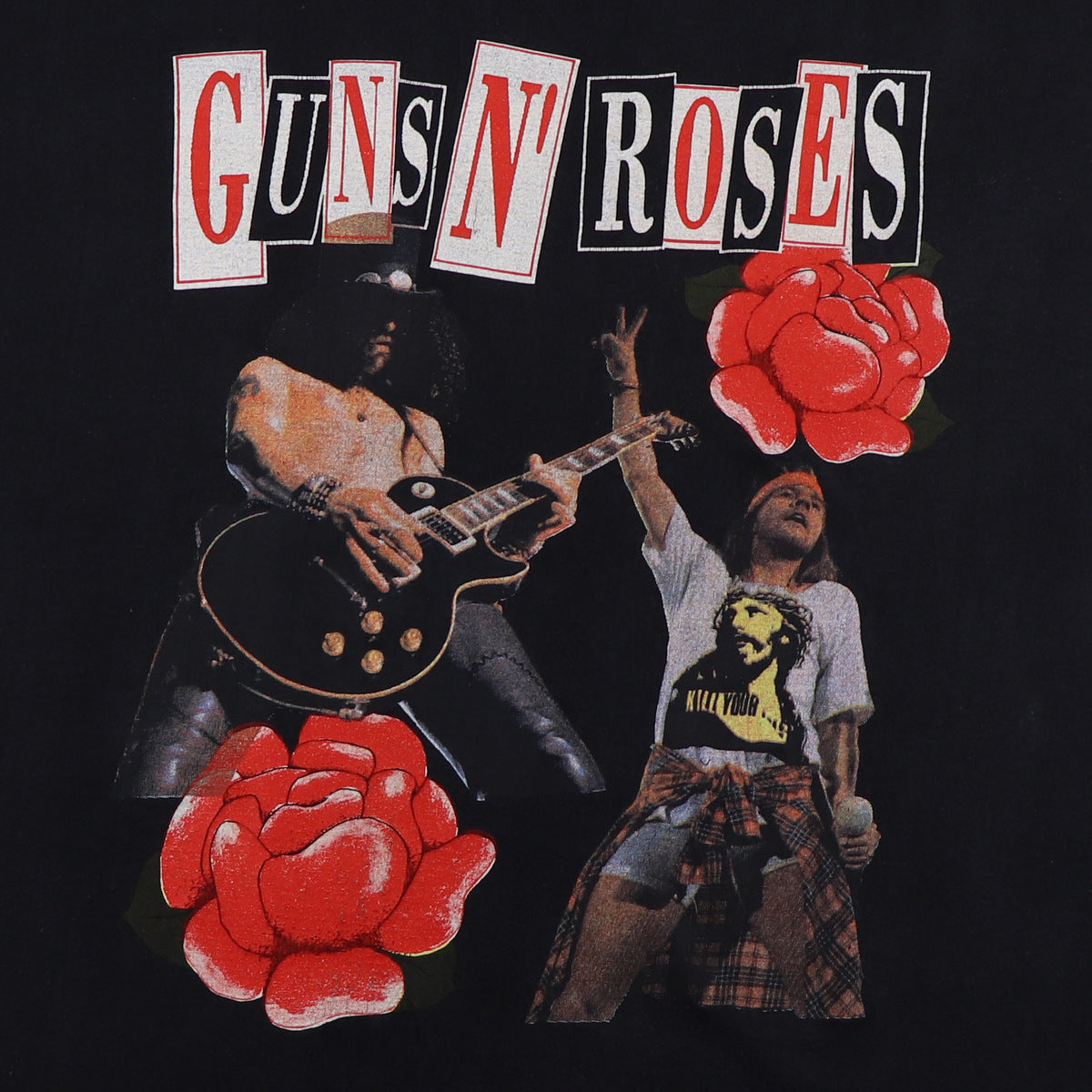 1993 Guns N Roses European Tour Shirt | Authentic Vintage Tee