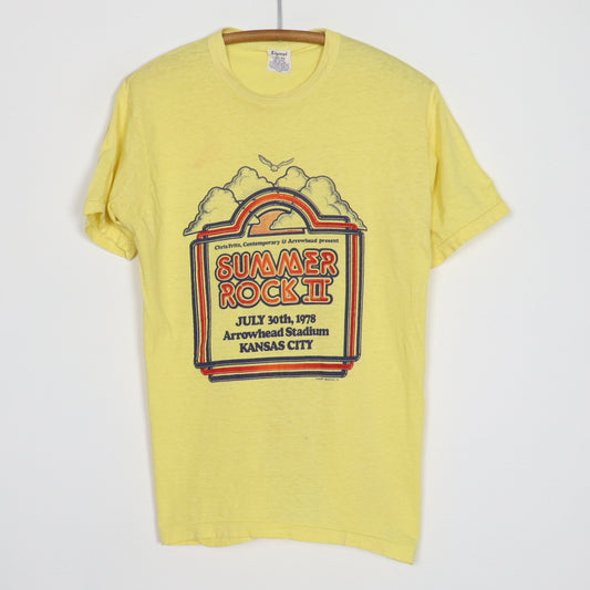 1978 Summer Rock II Arrowhead Stadium Kansas City Shirt