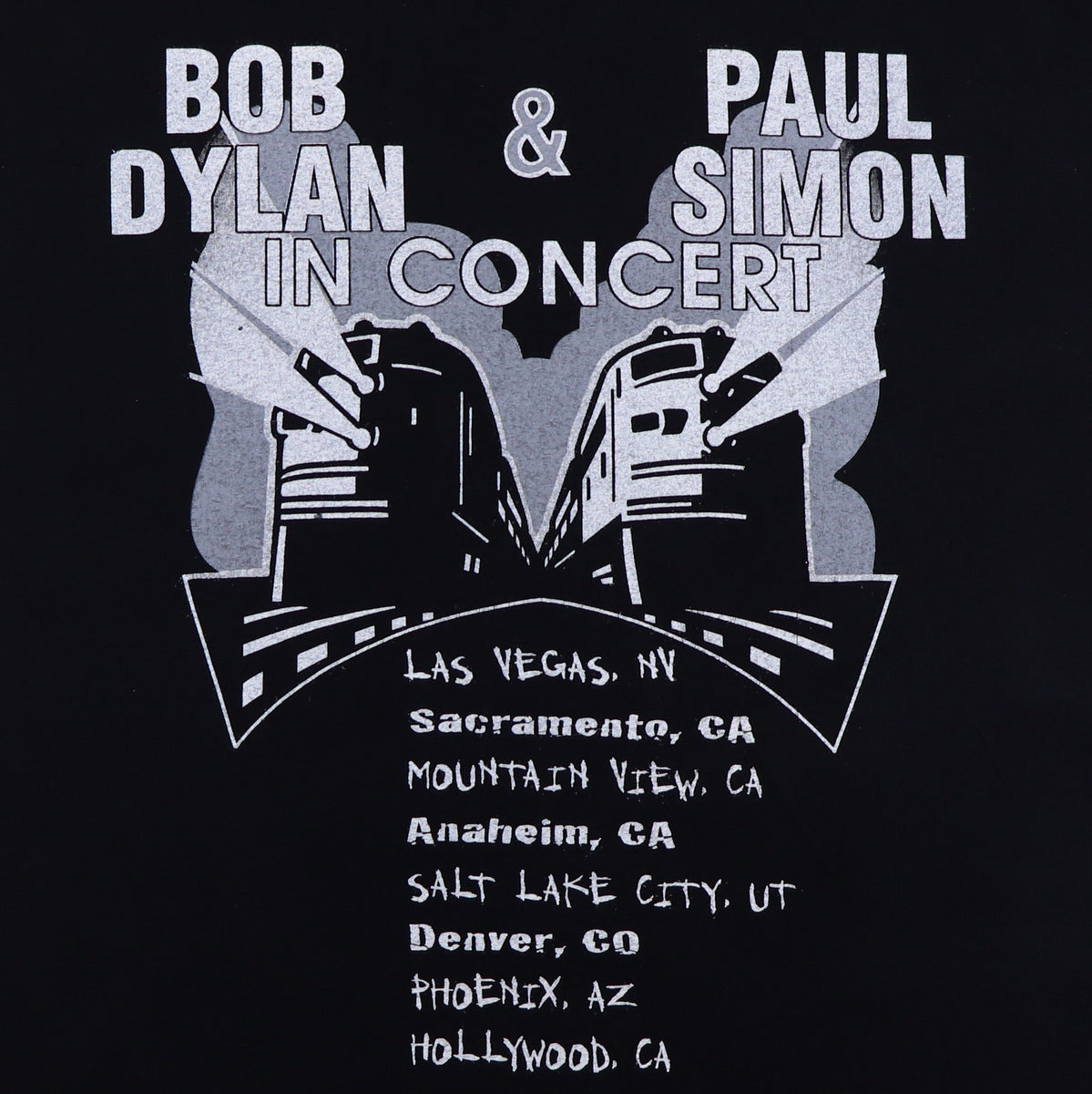 1999 Bob Dylan and Paul Simon Tour Shirt