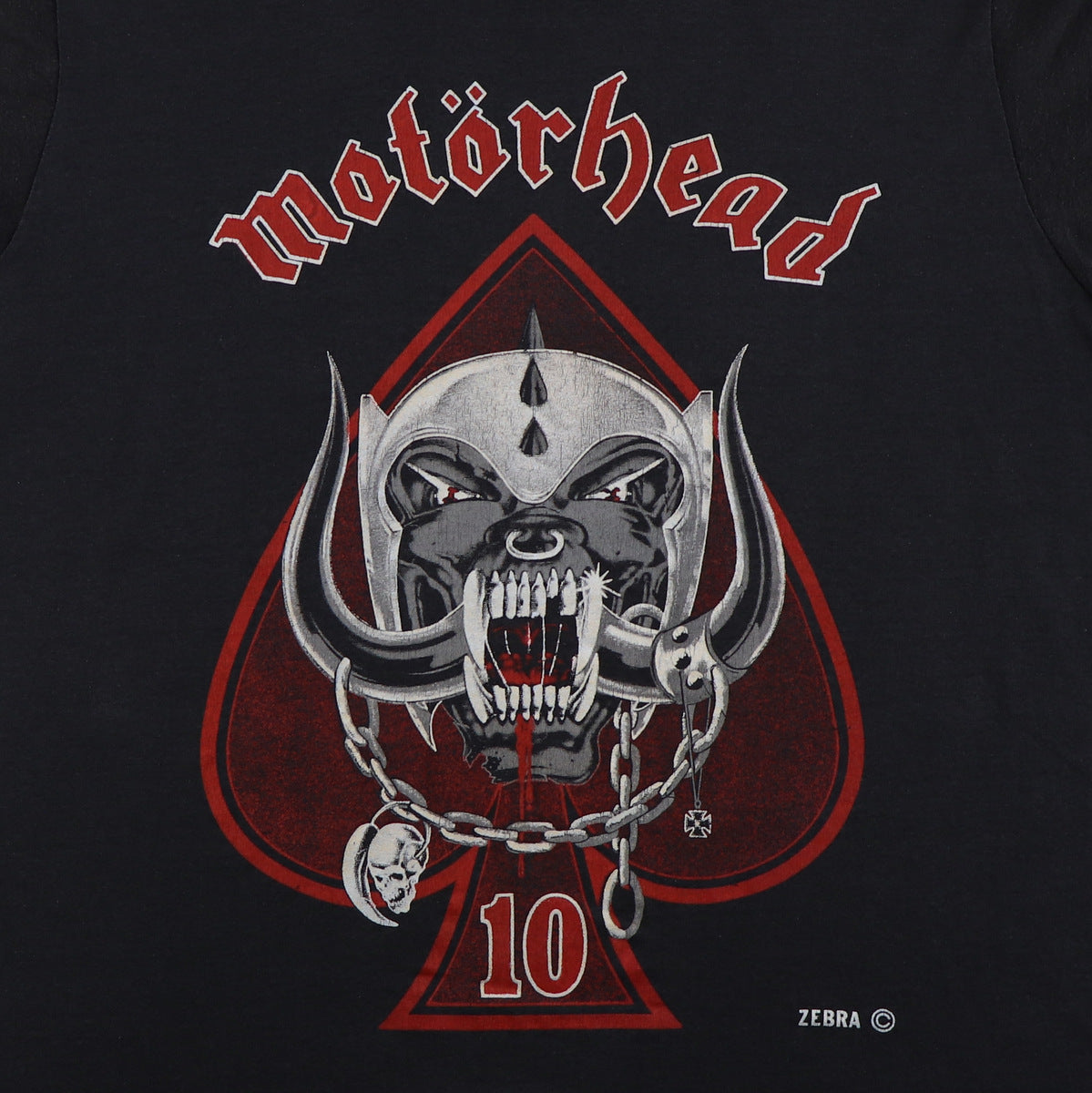 Original vintage 1985 Motorhead 10th Anniversary World Tour Shirt