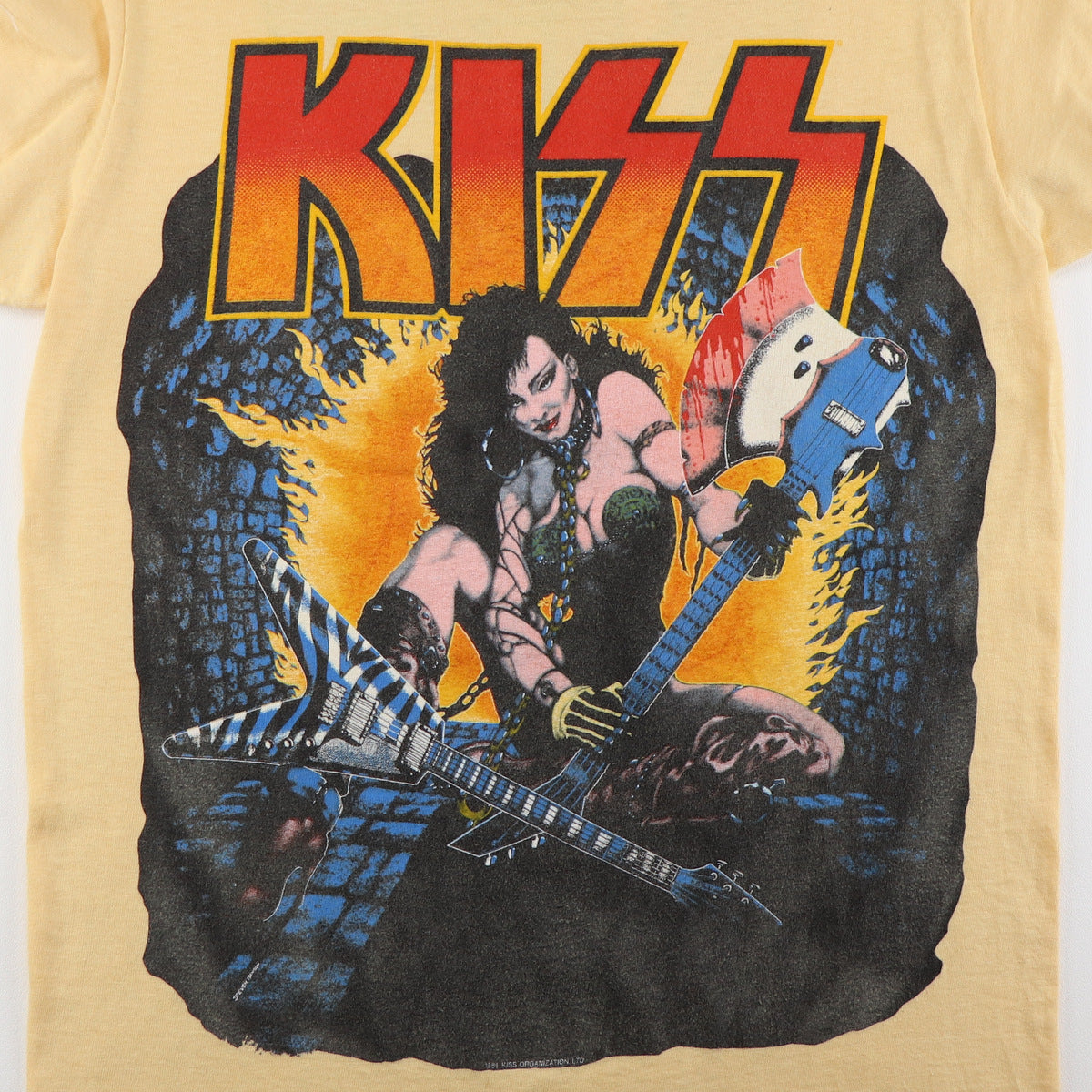 Original vintage 1984 Kiss Rocks Texas Shirt | WyCo Vintage