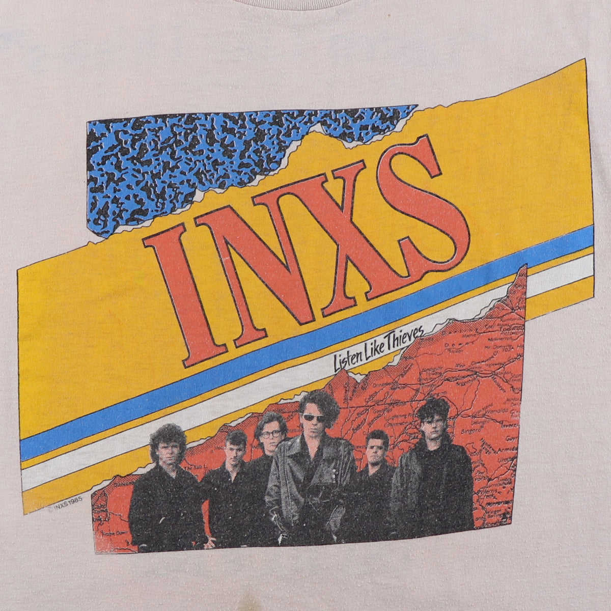 1985 INXS Listen Like Thieves US Tour Shirt
