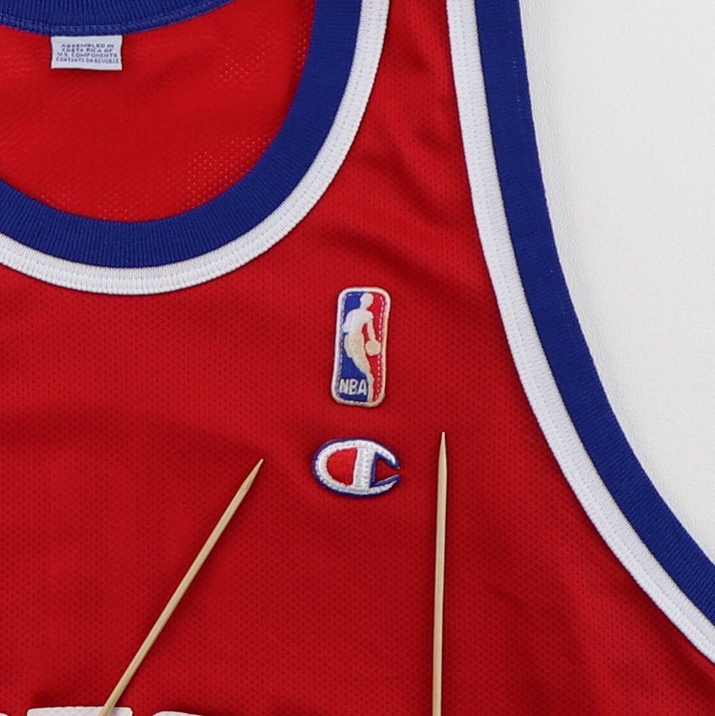 1990s Grant Hill Detroit Pistons NBA Basketball Jersey