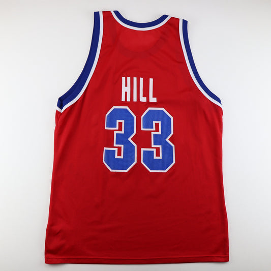 1990s Grant Hill Detroit Pistons NBA Basketball Jersey