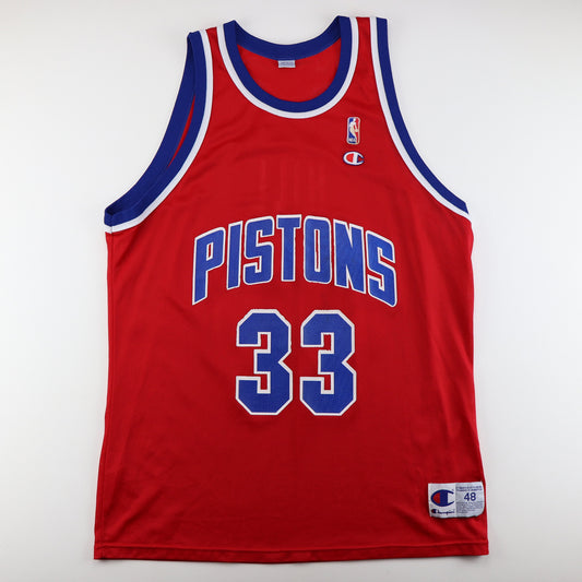1990s Grant Hill Detroit Pistons NBA Basketball Jersey