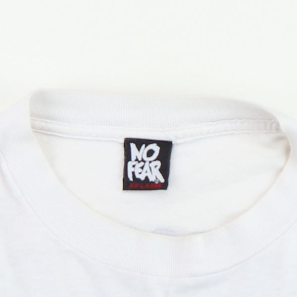 90's NO FEAR GEAR usa製 Men's Vintage No Fear Gear 90's Skate Graphic Black Navy