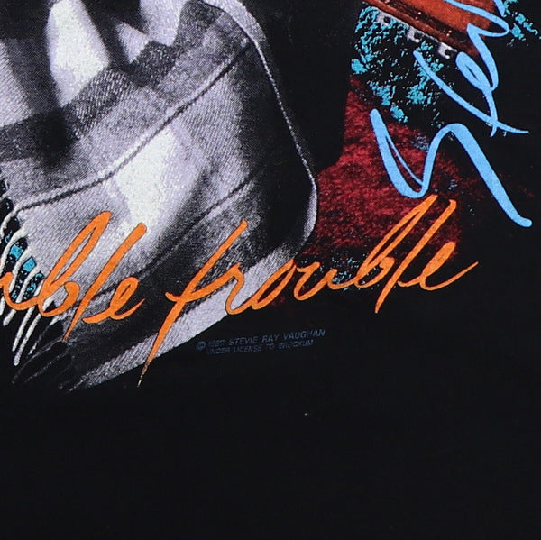 1990 Stevie Ray Vaughan In Step Tour Shirt | Authentic Vintage Tee