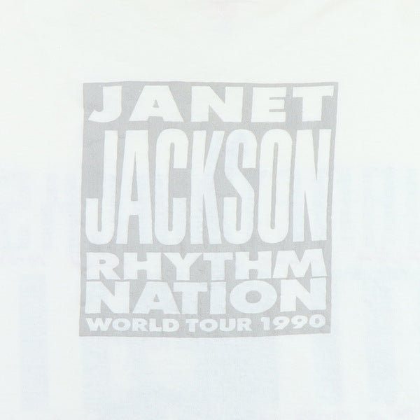 1990 Janet Jackson Rhythm Nation World Tour Shirt | Authentic