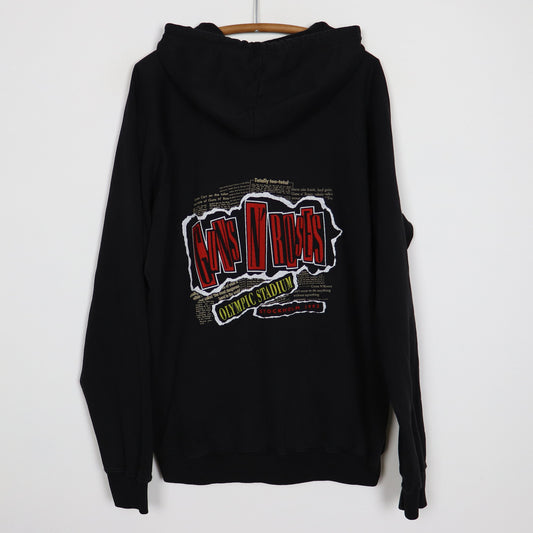 1993 Guns N Roses Stockholm Sweden Concert Levi's Hooded Sweatshirt