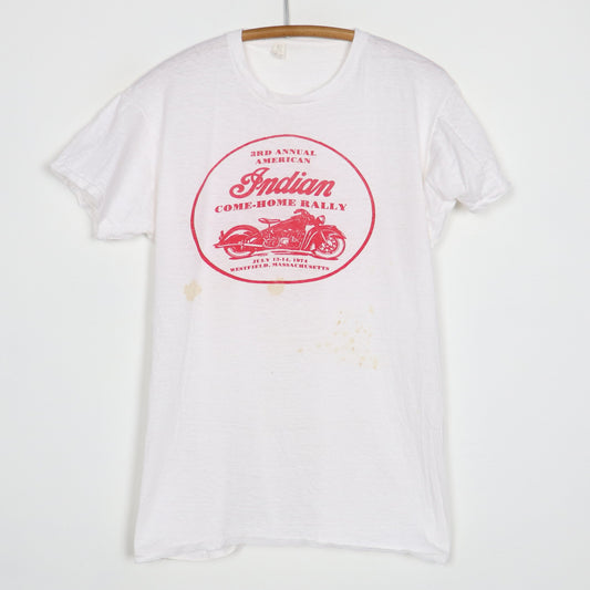 1974 Indian Motorcycles 3rd Annual Come Home Rally Shirt