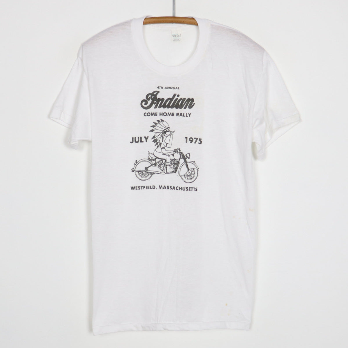 1975 Indian Motorcycles 4th Annual Come Home Rally Shirt
