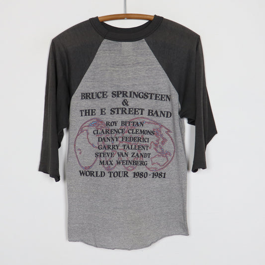 1980 Bruce Springsteen & The E Street Band World Tour Jersey Shirt