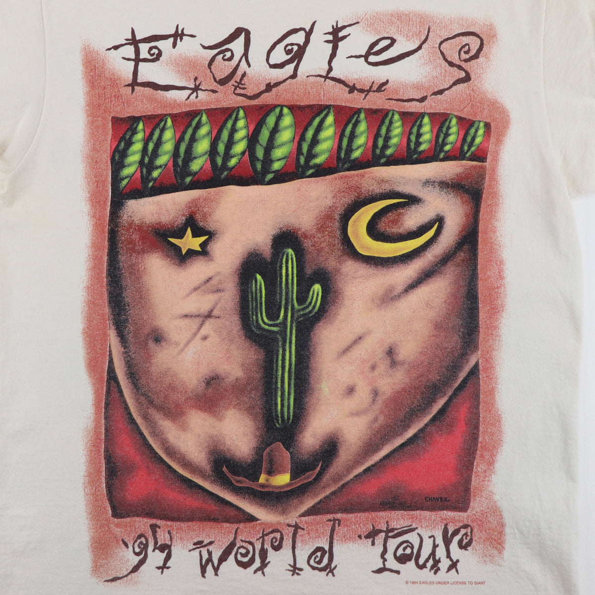 1994 Eagles World Tour Shirt | Authentic Vintage Tee – WyCo Vintage