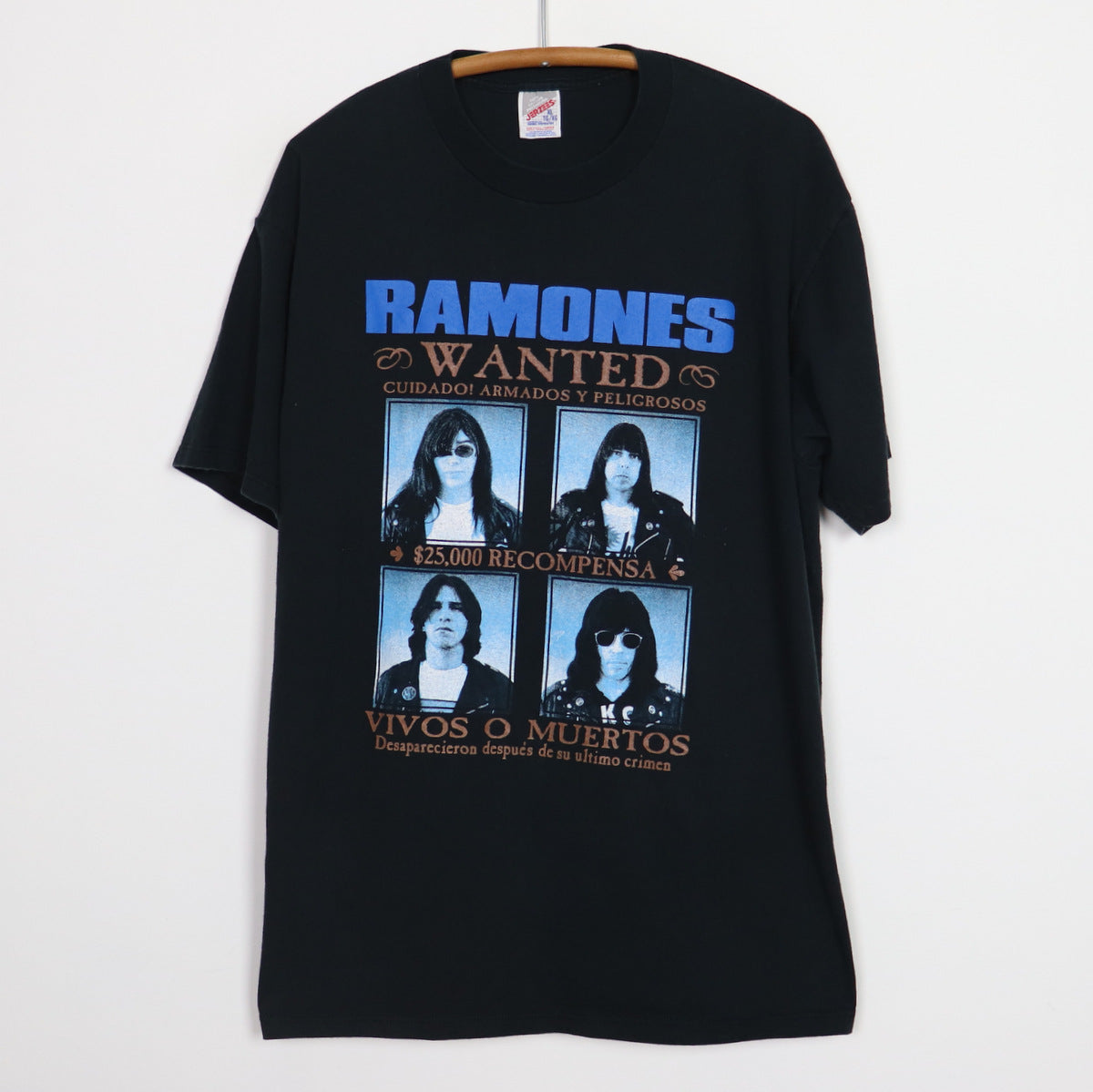 1996 Ramones Adios Amigos The Final Tour Shirt | Authentic 1996 Ramones Adios Amigos The Final Tour Shirt | Authentic