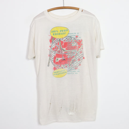 T-shirt Exodus Tournée 1989 - Unisexe Taille M - Face Double - Neuf Sans étiquette