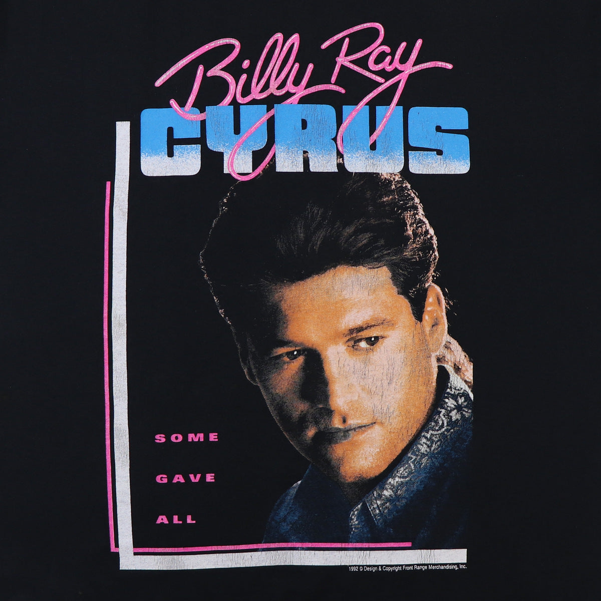 1992 Billy Ray Cyrus Achy Breaky Heart Tour Shirt
