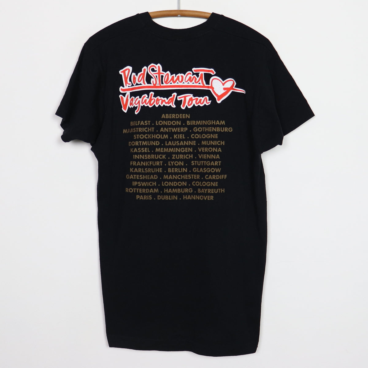 1992 Rod Stewart Vagabond Tour Shirt