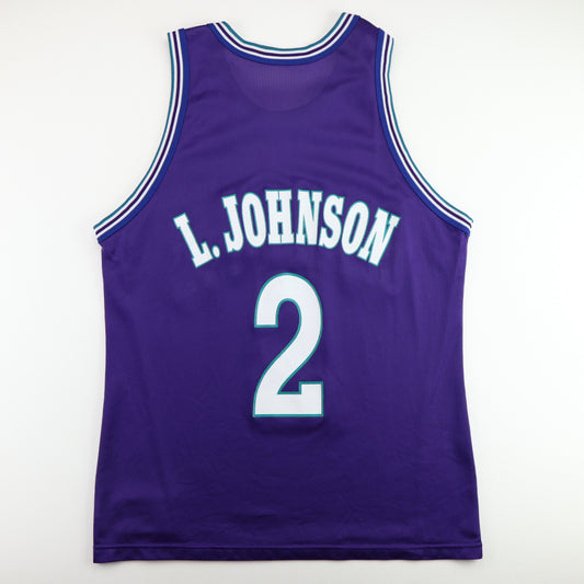 1990s Larry Johnson Charlotte Hornets Basketball Jersey