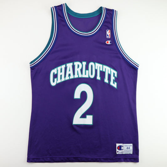 1990s Larry Johnson Charlotte Hornets Basketball Jersey