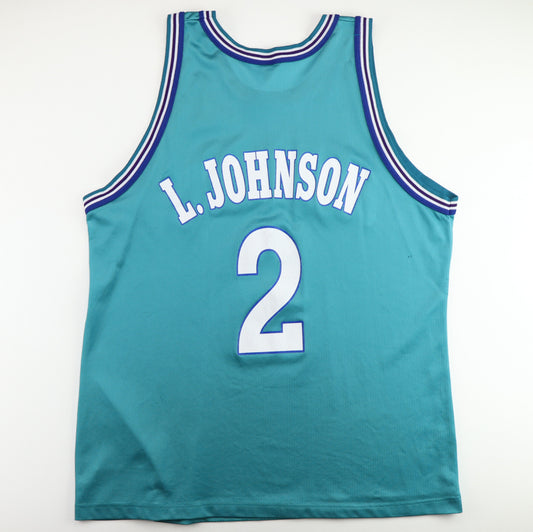 1990s Larry Johnson Charlotte Hornets Basketball Jersey