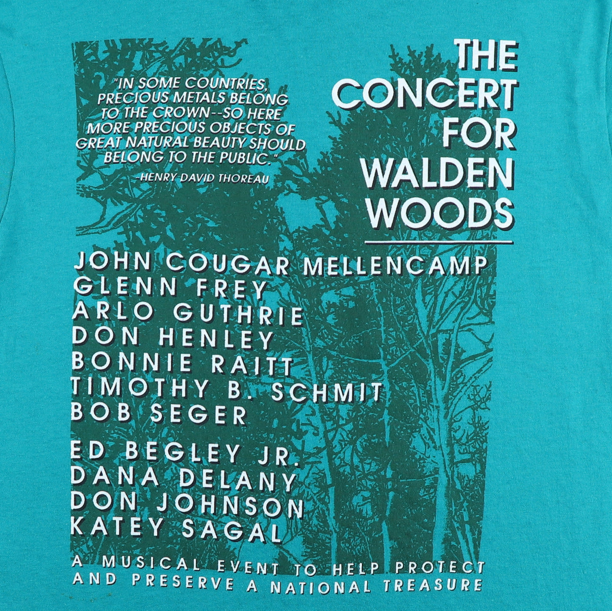 1993 The Concert For Walden Woods Shirt