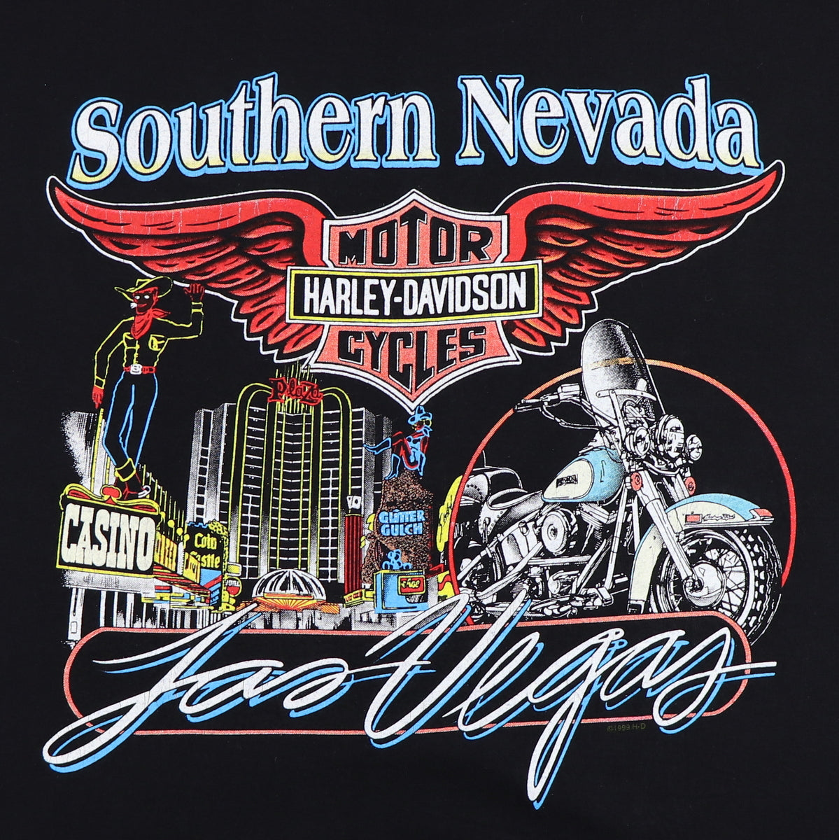 トップス 00s Harley-Davidson Las Vegas Girl Tee 2000 Harley Davidson Las Vegas Nevada Shirt | Authentic Vintage