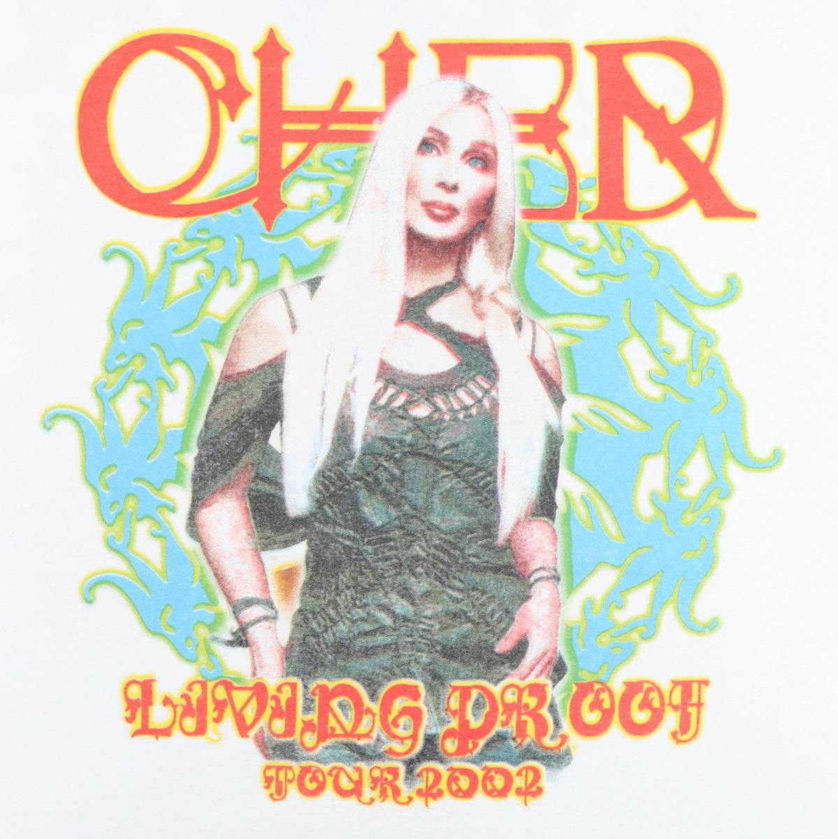 2002 Cher Living Proof Farewell Tour Shirt | Authentic Vintage Tee