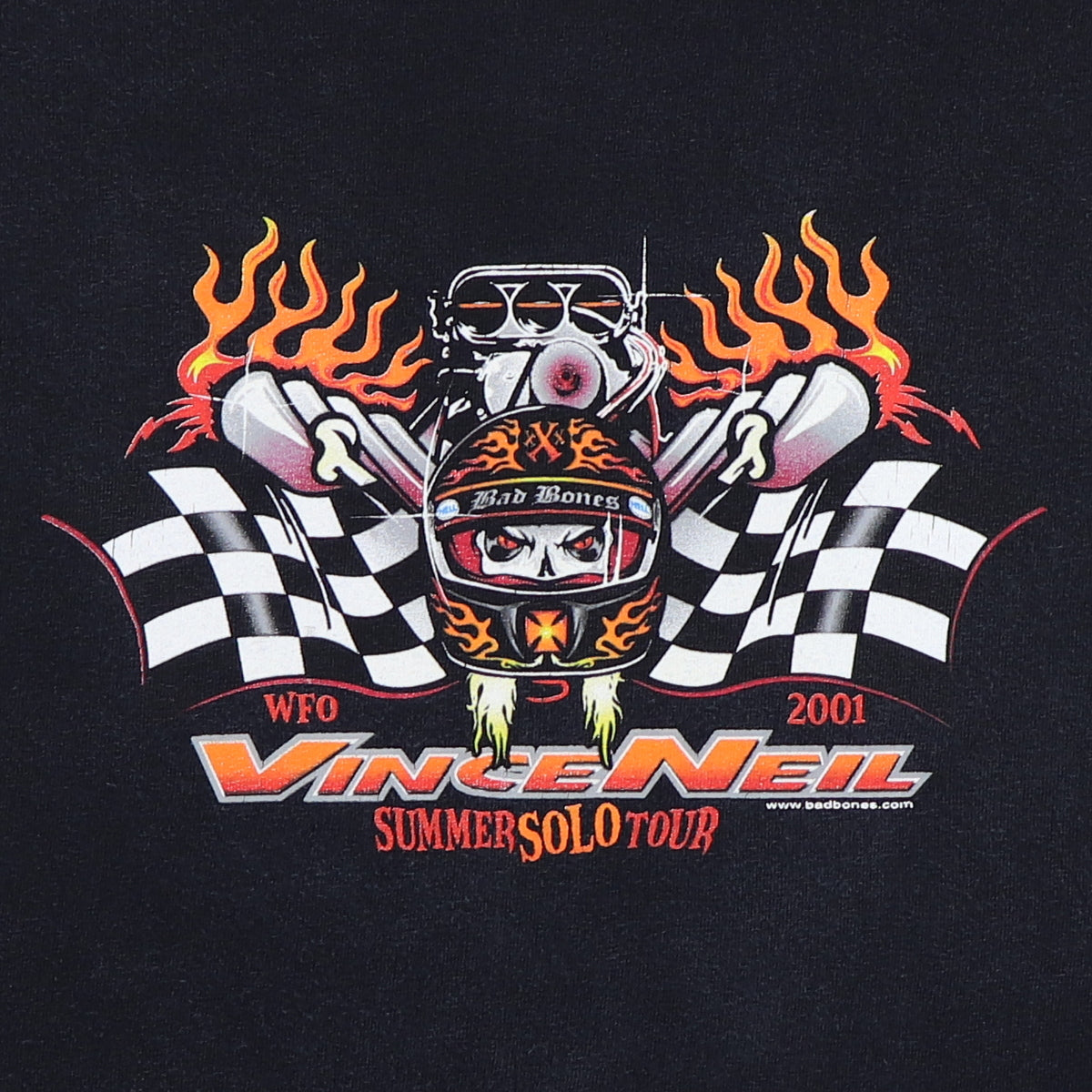 2001 Vince Neil Summer Solo Tour Shirt