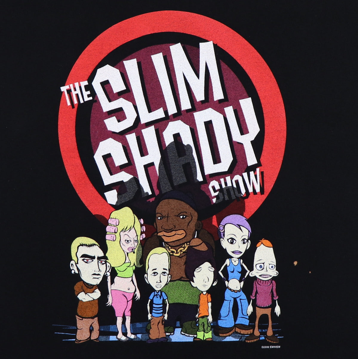 00s エミネム THE SLIM SHADY SHOW プロモ Tシャツ L 2000 Eminem The Slim Shady Show Shirt | Authentic Vintage Tee