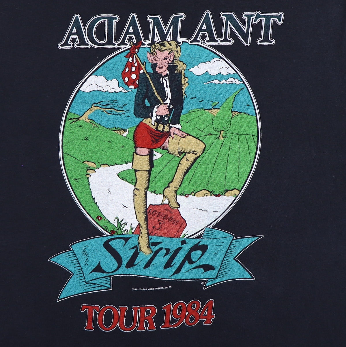 1983 Adam Ant Strip Tour Shirt | WyCo Vintage