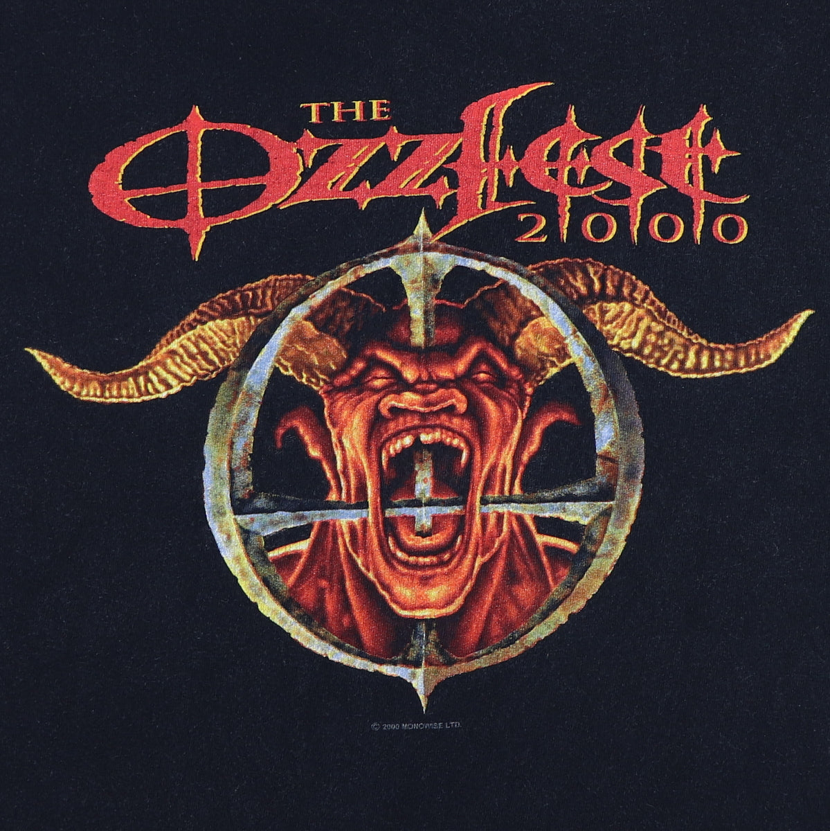 2000 Ozzy Osbourne Ozzfest Concert Shirt | Authentic Vintage Tee