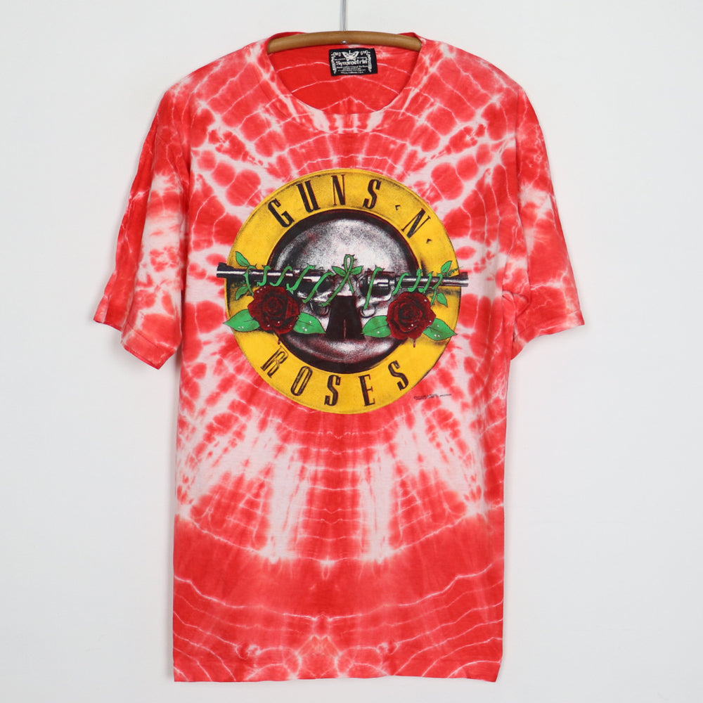 1987 Guns N Roses Tie – Dye Shirt WyCo Symmetria Vintage