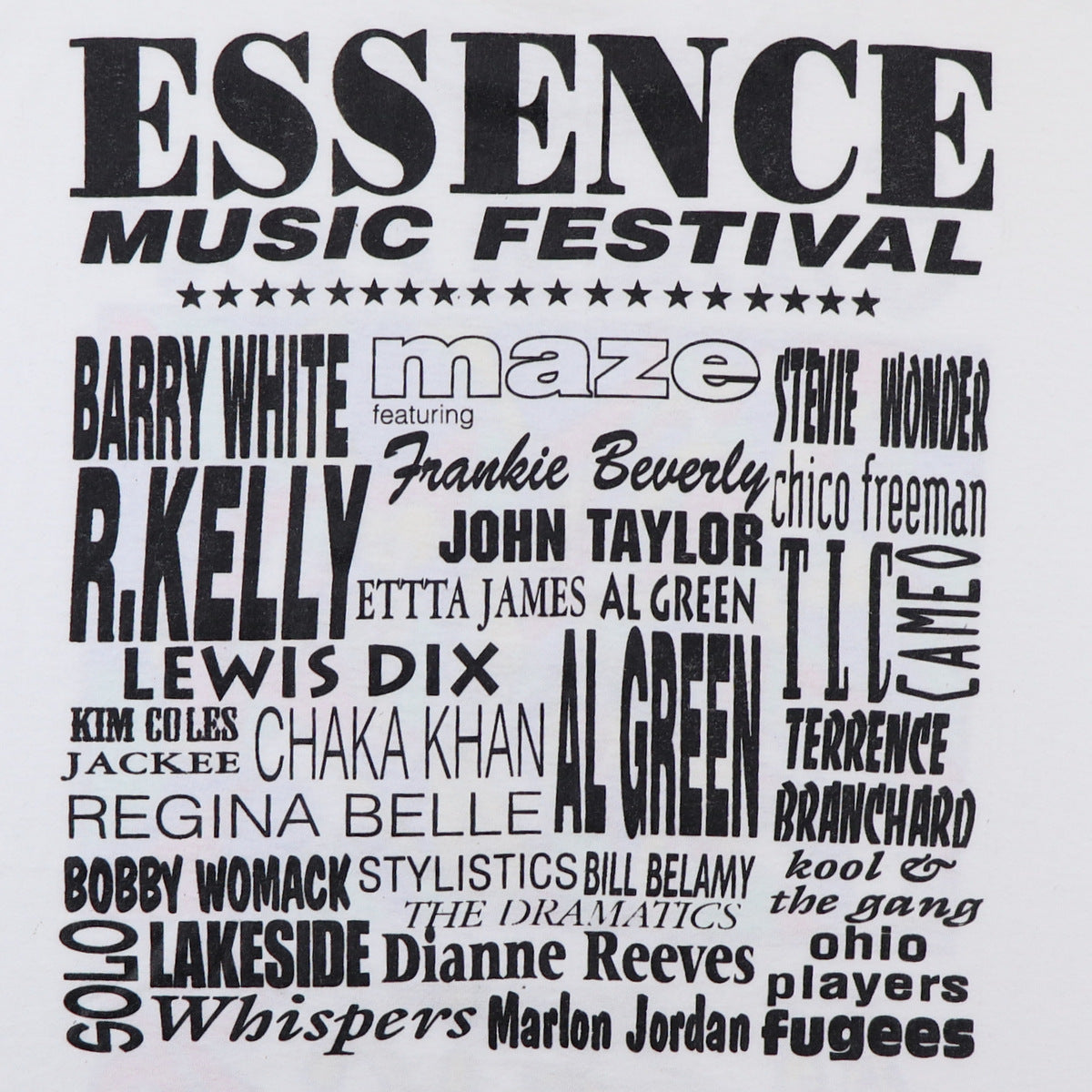 1996 Essence Music Festival Shirt | Authentic Vintage Tee – WyCo 