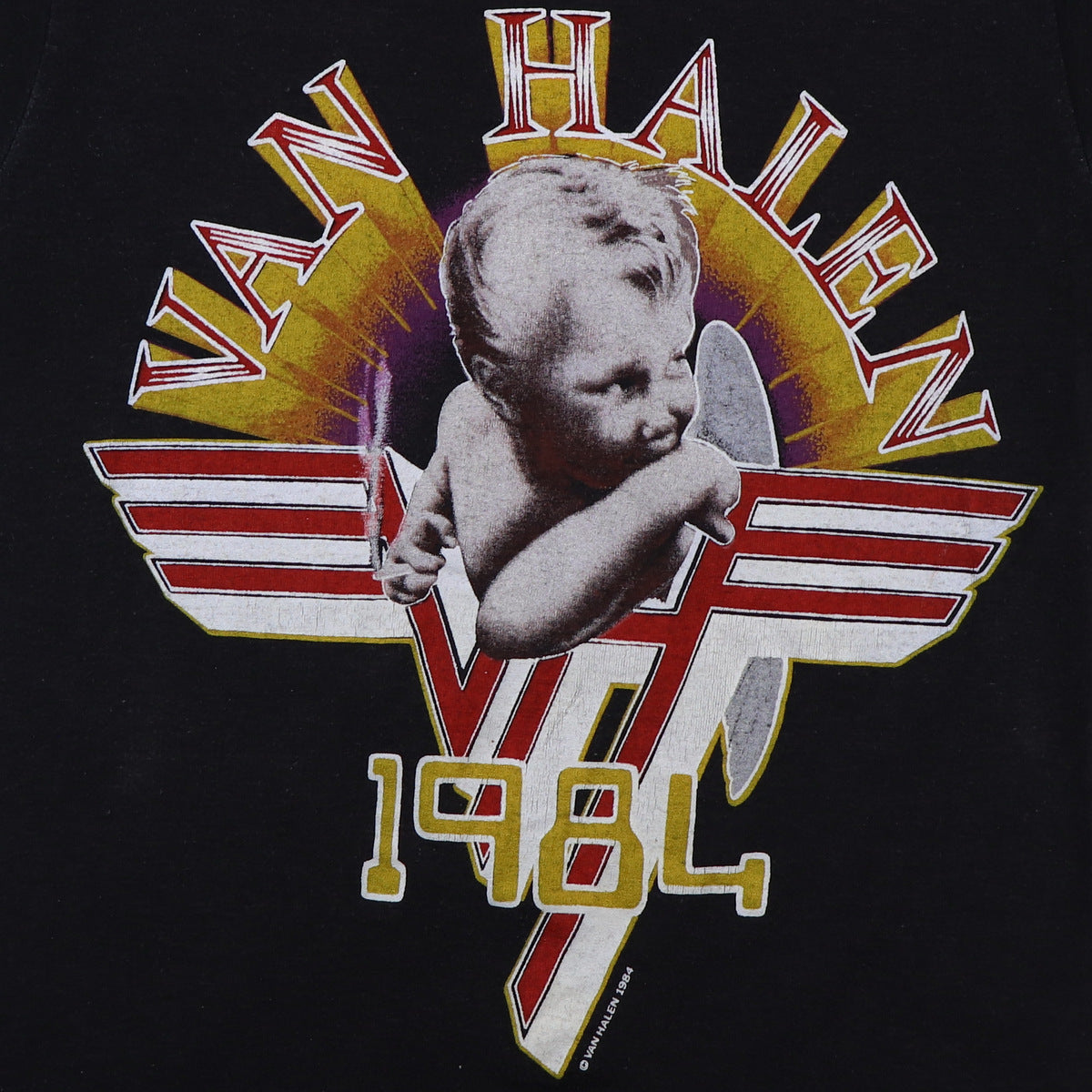 1984 Van Halen Smoking Angel Shirt