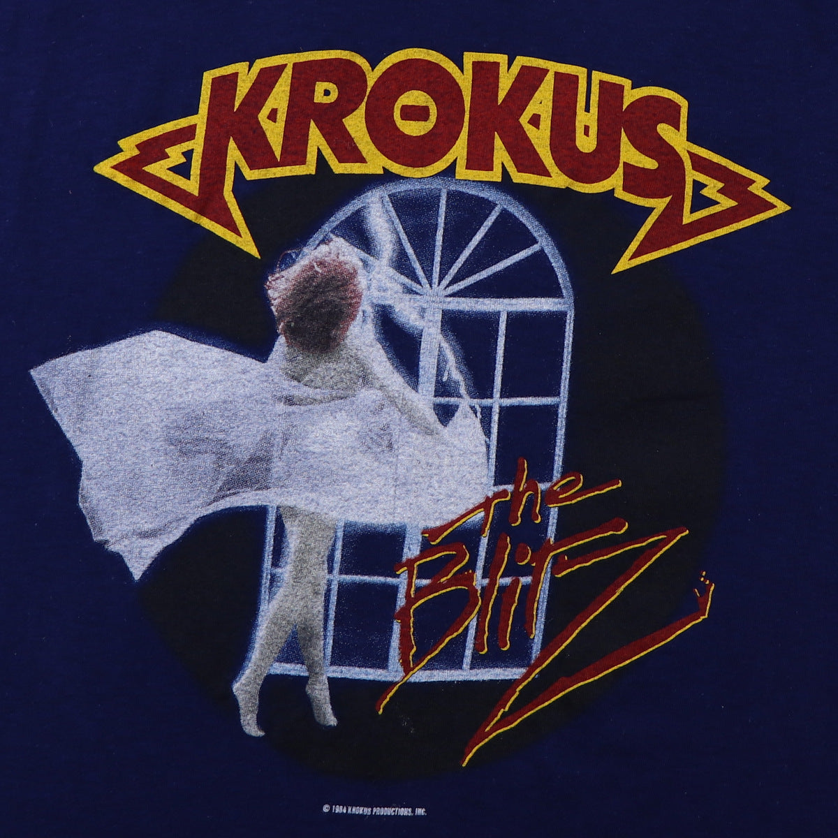 Original vintage 1984 Krokus The Blitz Tour Shirt | WyCo Vintage