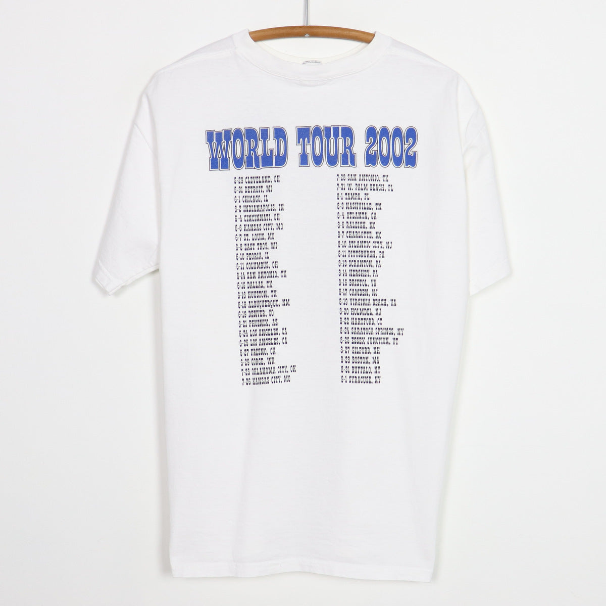 2002 David Lee Roth World Tour Shirt | Authentic Vintage Tee