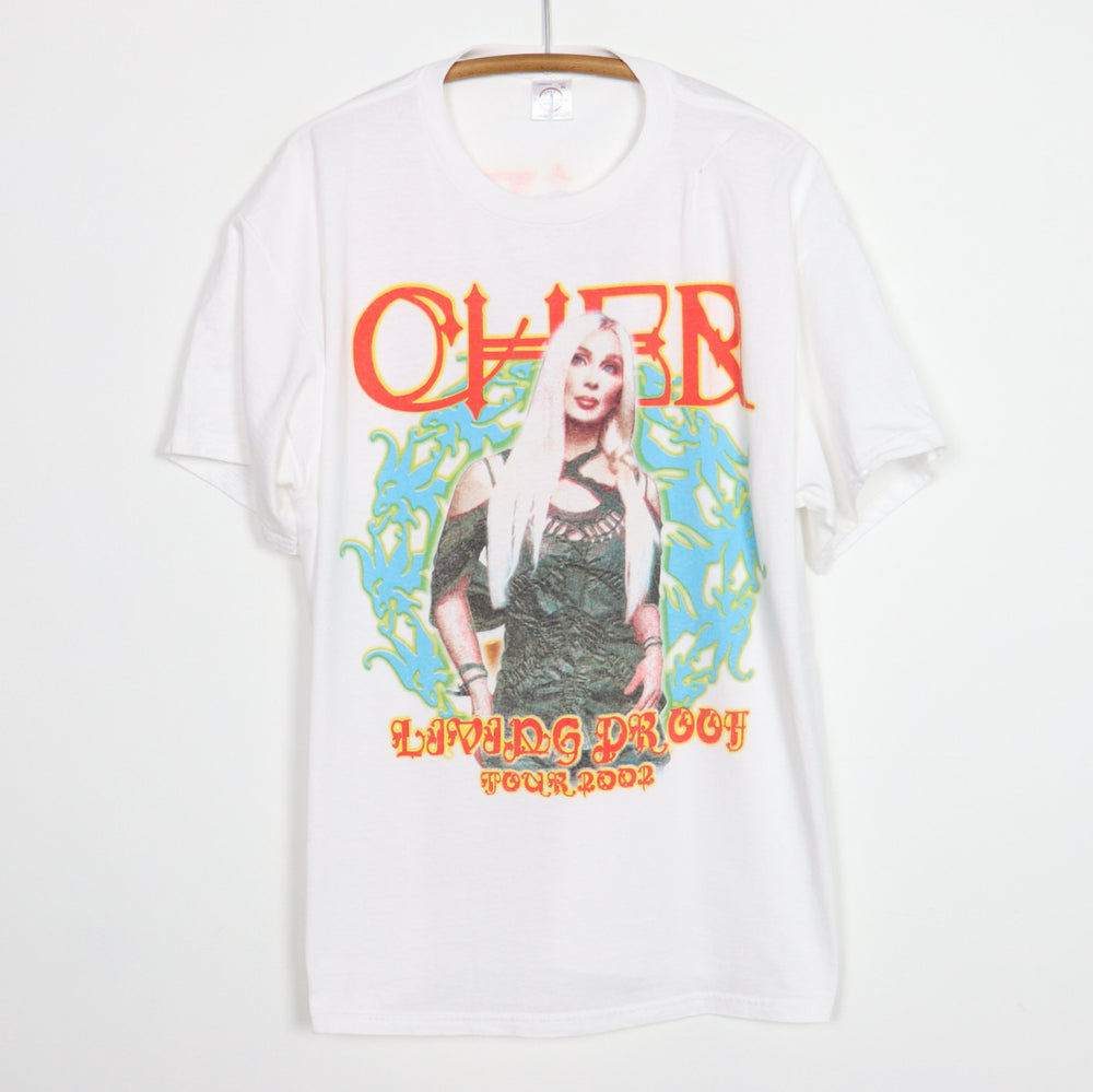 2002 Cher Living Proof Farewell Tour Shirt
